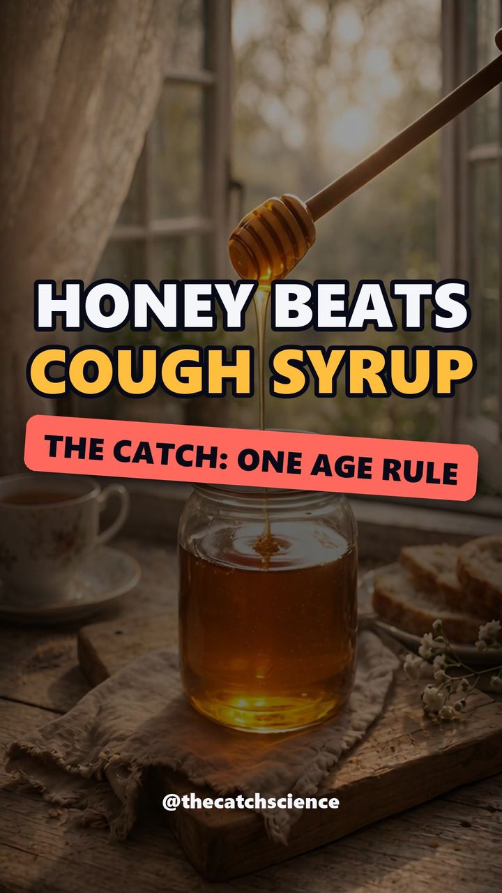 HONEY BEATS COUGH SYRUP. The catch: One age rule