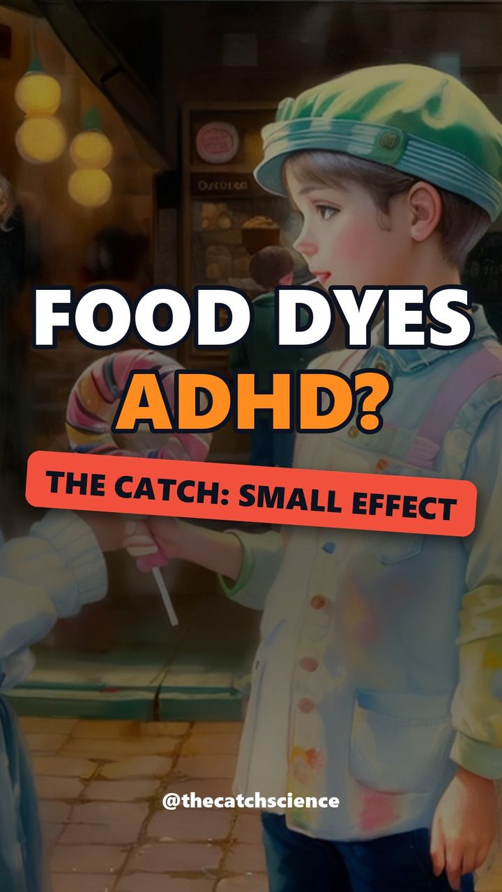 FOOD DYES ADHD?. The catch: Small effect